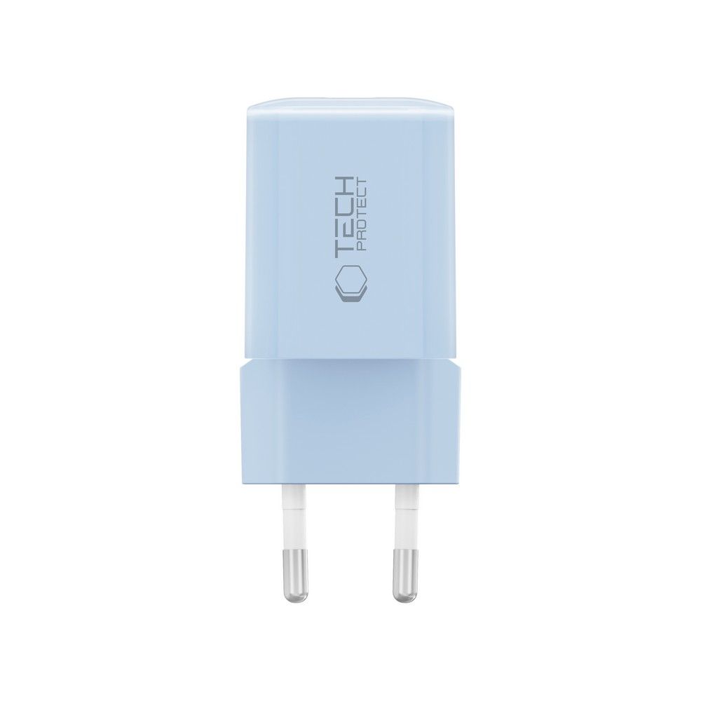 Tech-Protect Tech-Protect 33W Väggladdare PD QC USB-C / USB-A Baby Blue