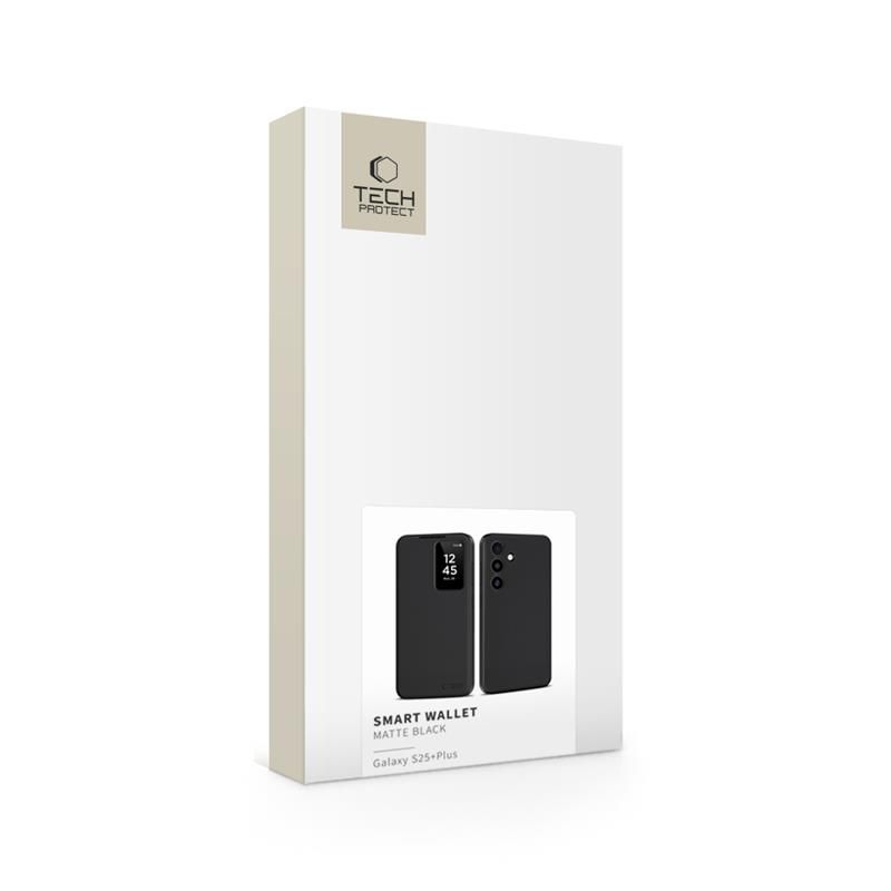 Tech-Protect Tech-Protect Galaxy S25 Plus Fodral Smart Wallet Svart