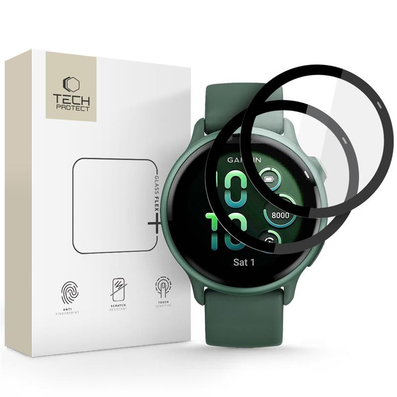 Tech-Protect Tech-Protect Garmin Vivoactive 6 2-PACK Skärmskydd GlassFlex+