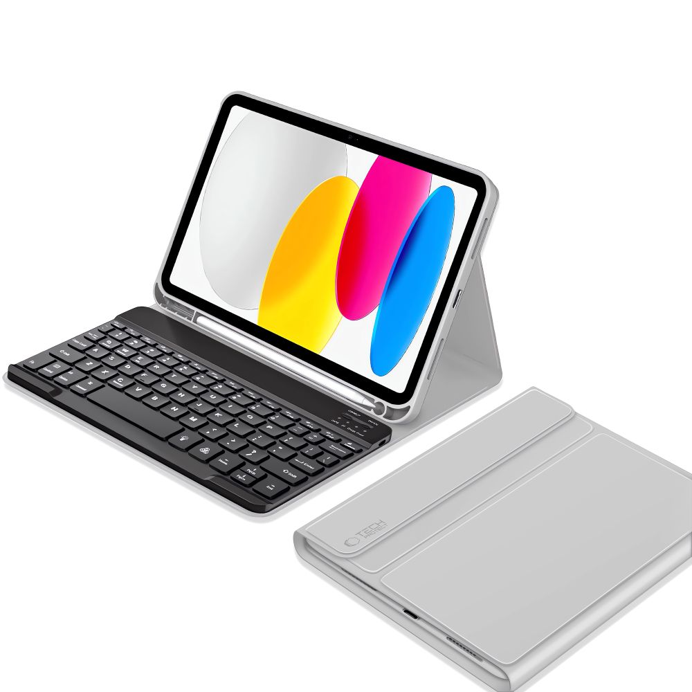 Tech-Protect Tech-Protect iPad 11 2025/10.9 2022 Fodral SC Tangentbord Grå