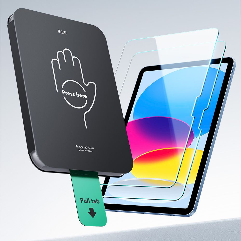 ESR ESR iPad 11 2025/10.9 2022 2-PACK Skärmskydd UltraFit Härdat Glas