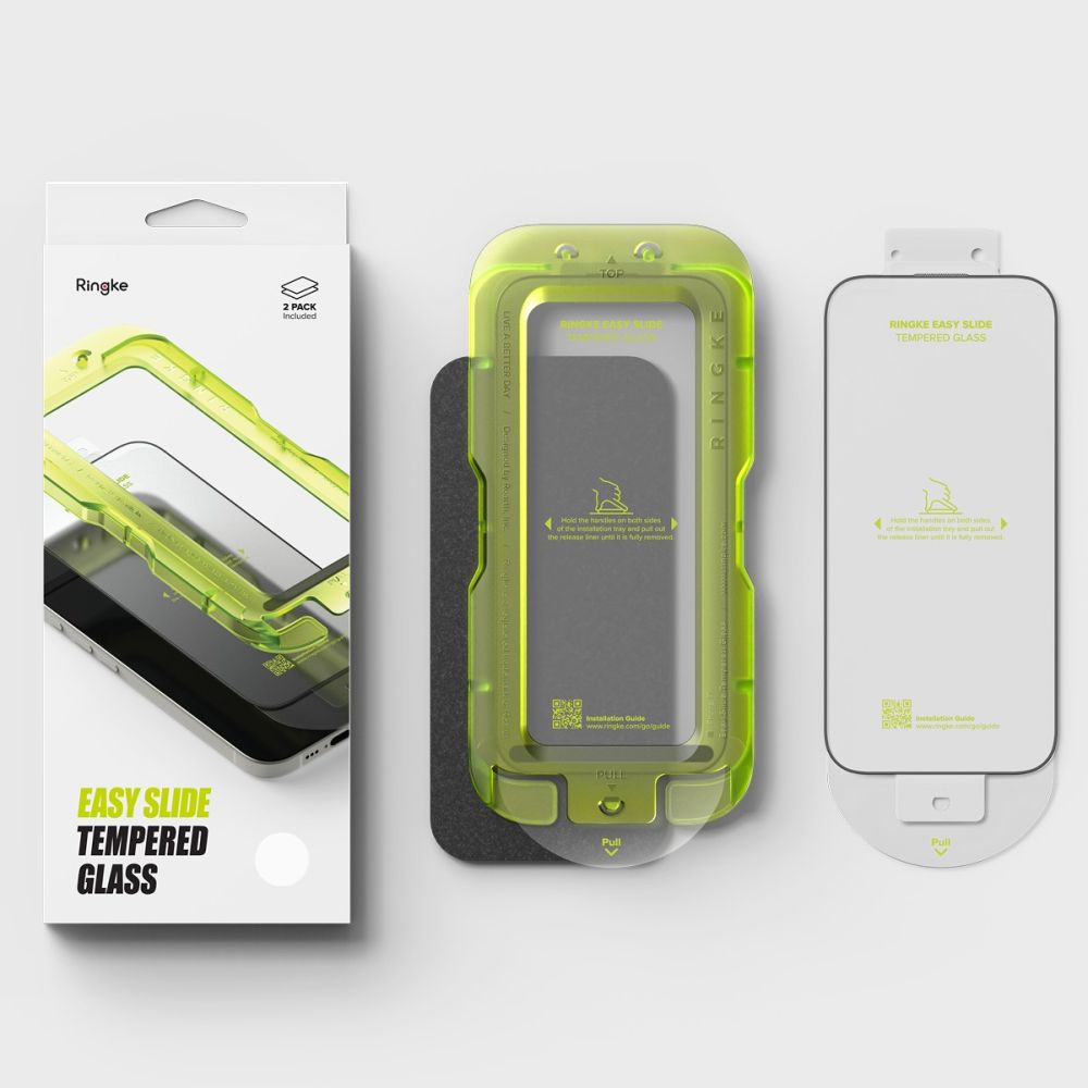 Ringke Ringke iPhone 17 2-PACK Easy Slide Skärmskydd Härdat Glas