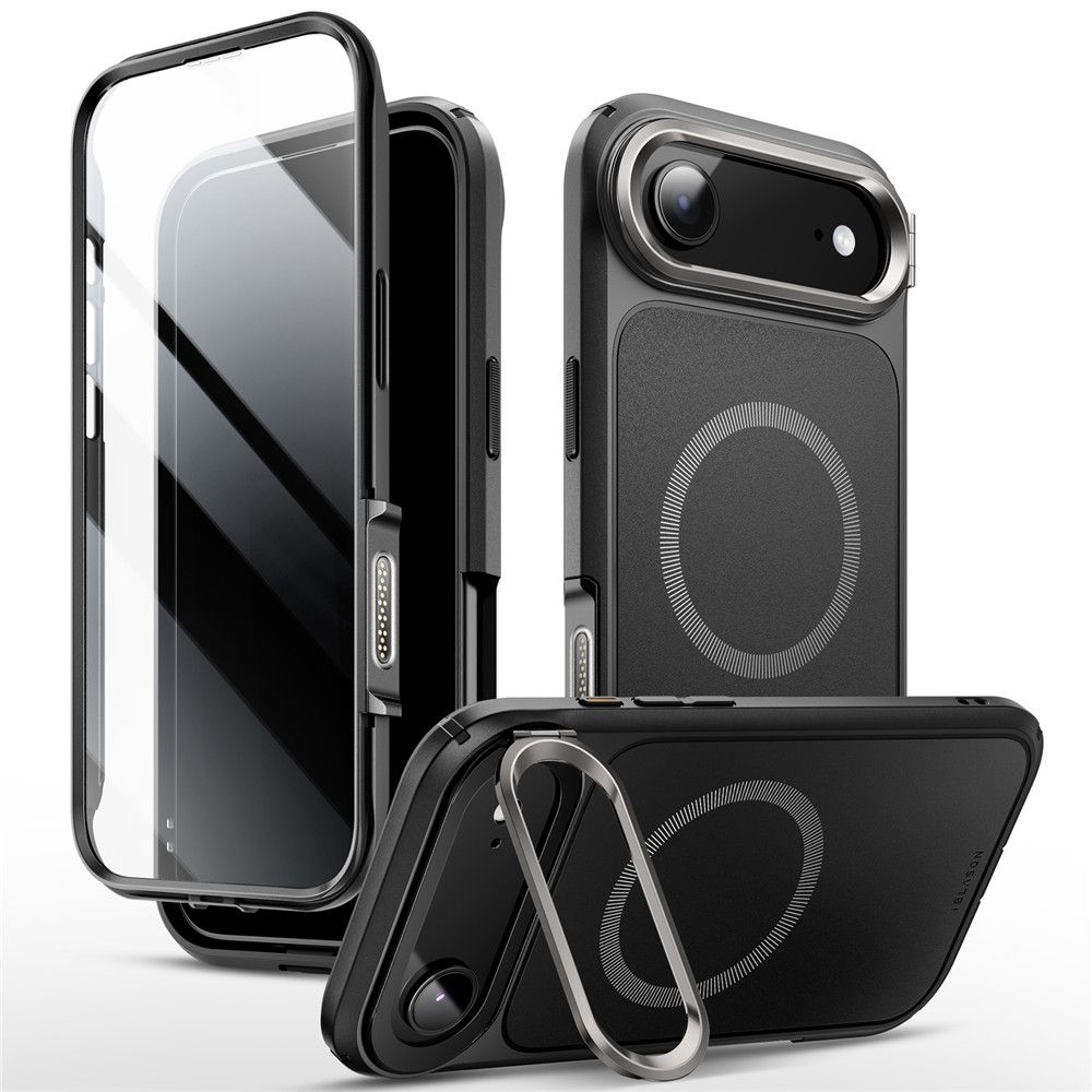 Supcase Supcase iPhone Air Skal MagSafe Iblsn Ares Flip Svart