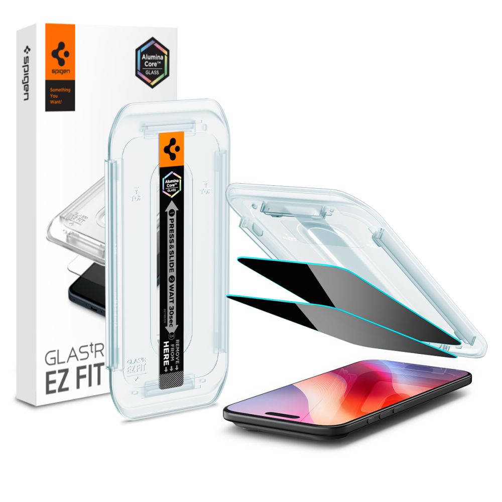Spigen Spigen iPhone Air 2-PACK Skärmskydd GLAS.tR 