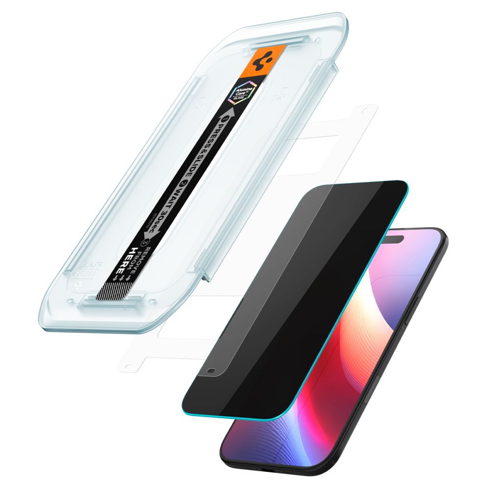 Spigen Spigen iPhone Air 2-PACK Skärmskydd GLAS.tR 