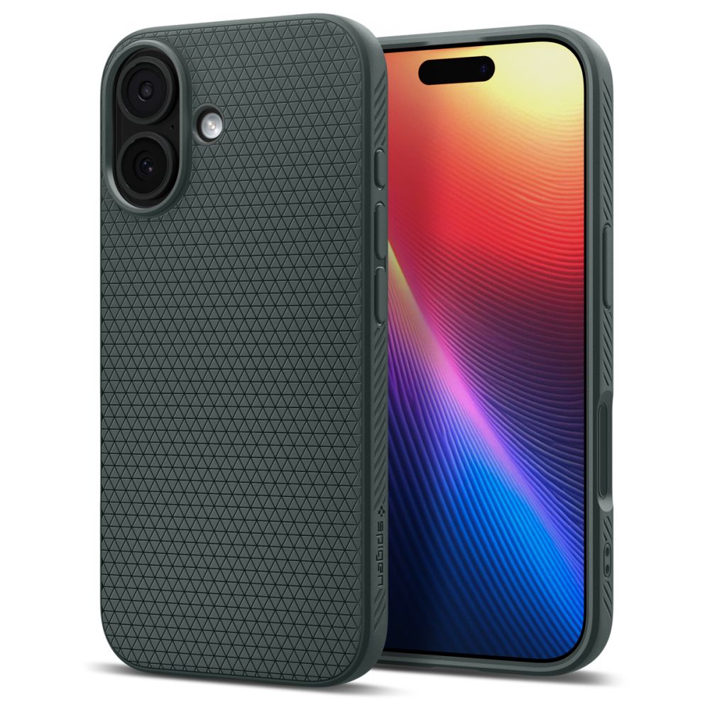Spigen Spigen iPhone 17 Skal Liquid Air Abyss Green