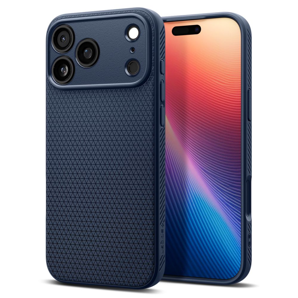 Spigen Spigen iPhone 17 Pro Skal Liquid Air Navy Blue