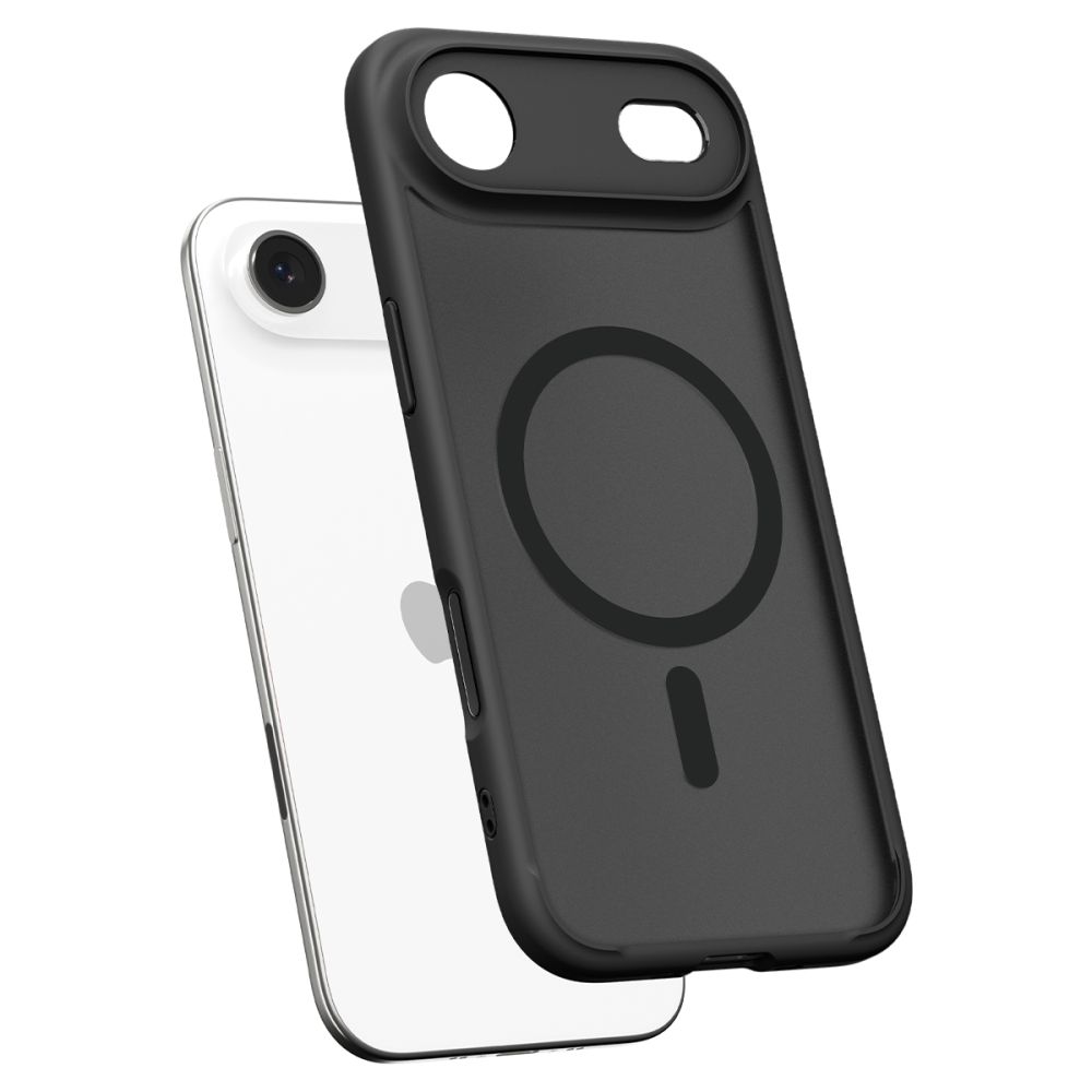 Spigen Spigen iPhone Air Skal MagSafe Ultra Hybrid Frostad Svart