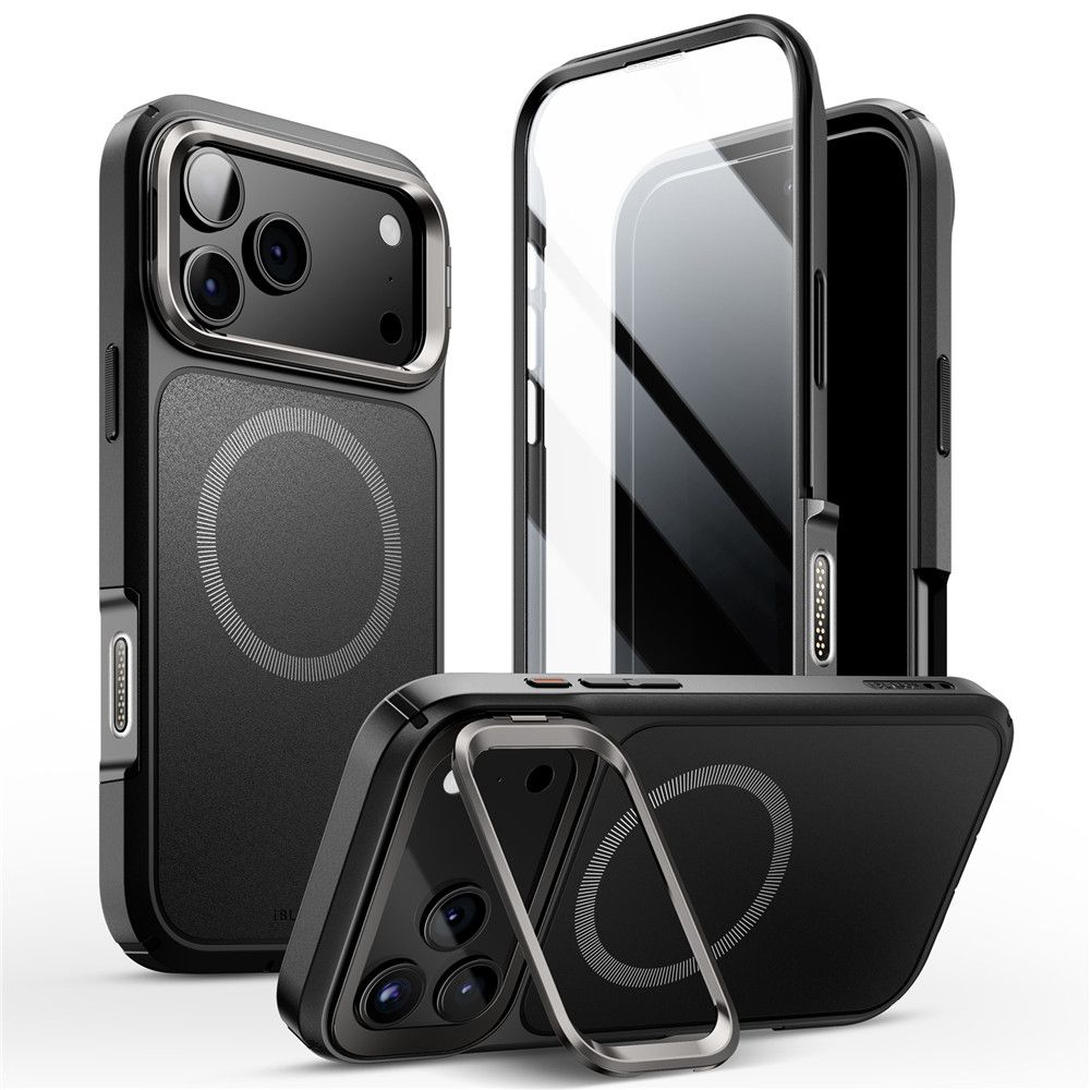 Supcase Supcase iPhone 17 Pro Skal MagSafe Iblsn Ares Flip Svart