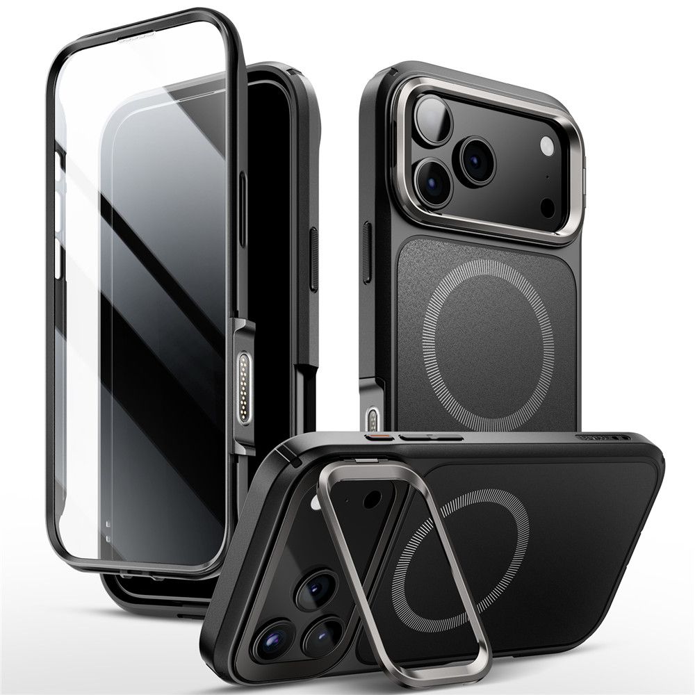 Supcase Supcase iPhone 17 Pro Max Skal MagSafe Iblsn Ares Flip Svart