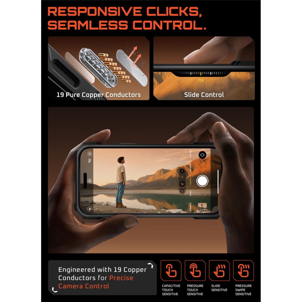Supcase Supcase iPhone 17 Skal MagSafe Unicorn Beetle Grip Svart