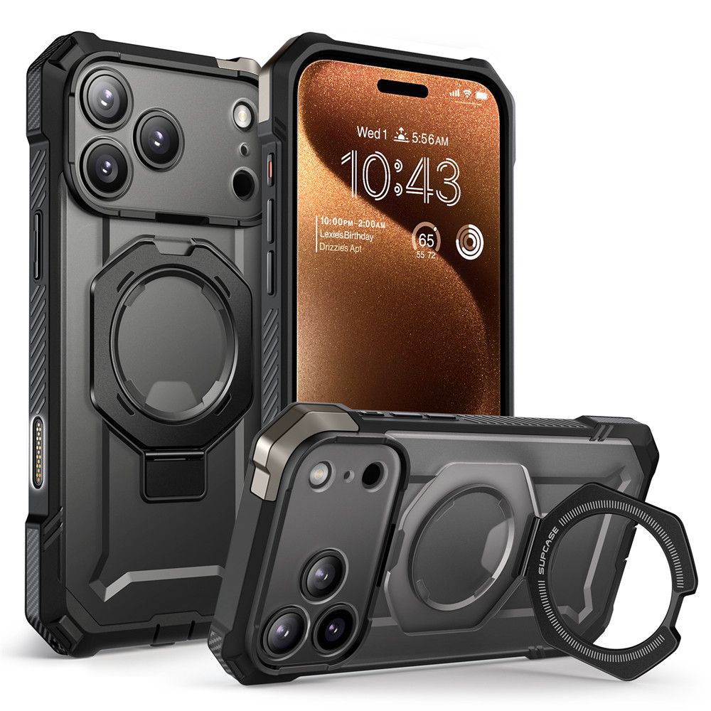 Supcase Supcase iPhone 17 Pro Skal MagSafe Unicorn Beetle Grip Svart