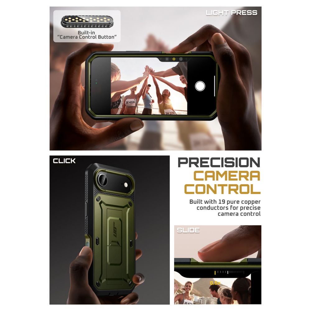 Supcase Supcase iPhone Air Skal Unicorn Beetle Pro Guldan
