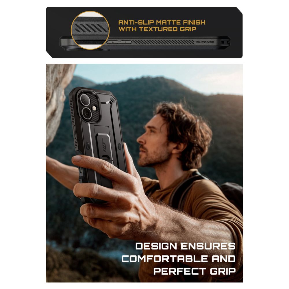 Supcase Supcase iPhone 17 Skal Unicorn Beetle Pro Svart