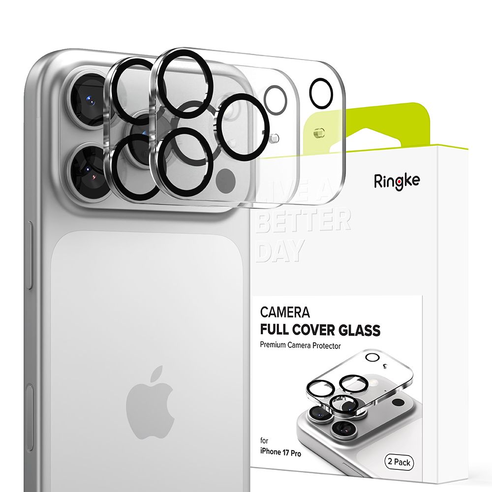 Ringke Ringke iPhone 17 Pro 2-PACK Linsskydd Svart