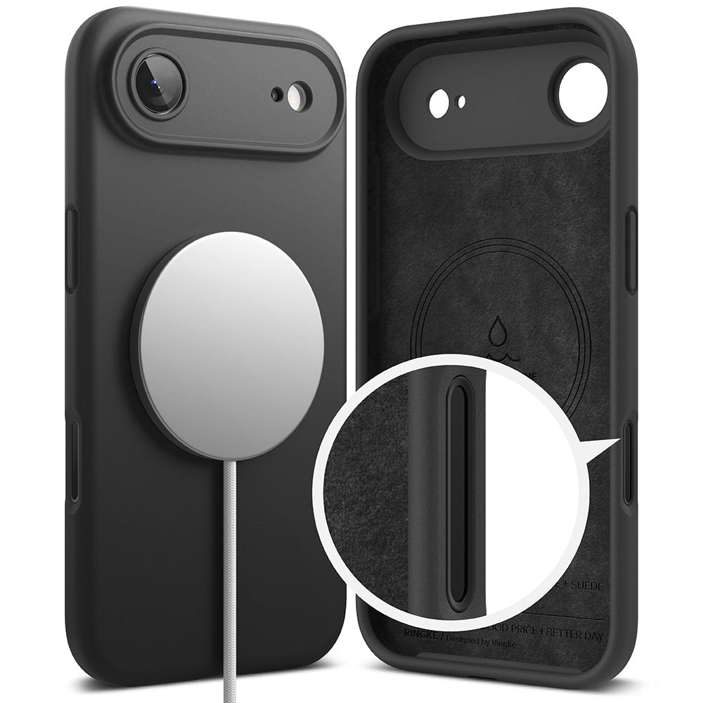 Ringke Ringke iPhone Air Skal MagSafe Silikon Svart