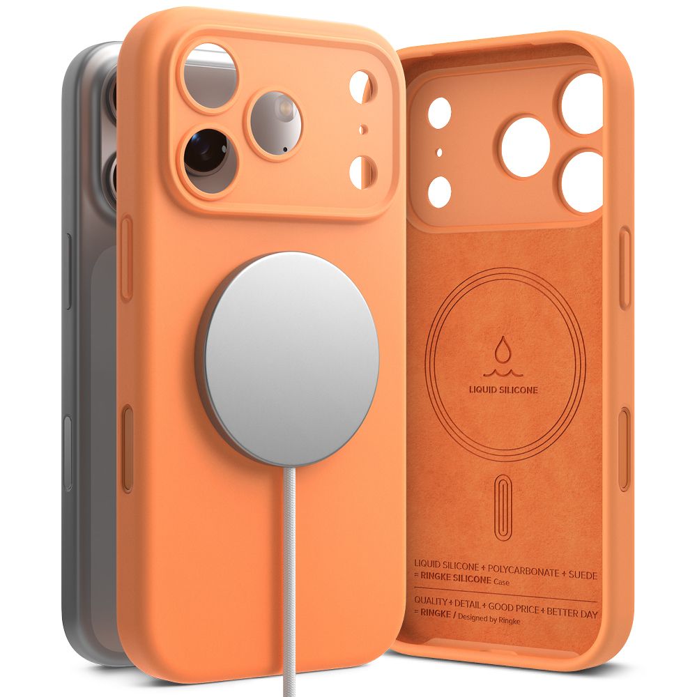 Ringke Ringke iPhone 17 Pro Skal MagSafe Silikon Tangerine