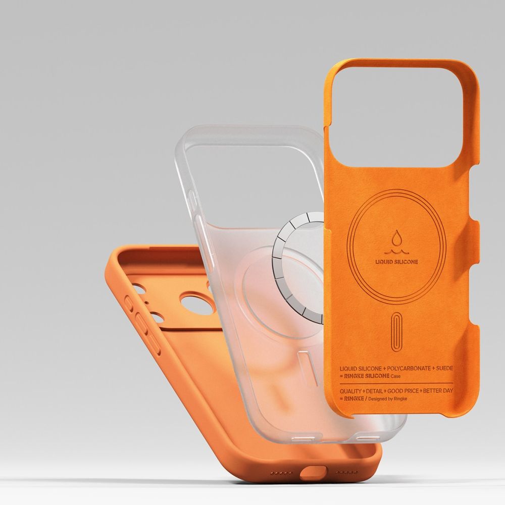 Ringke Ringke iPhone 17 Pro Skal MagSafe Silikon Tangerine