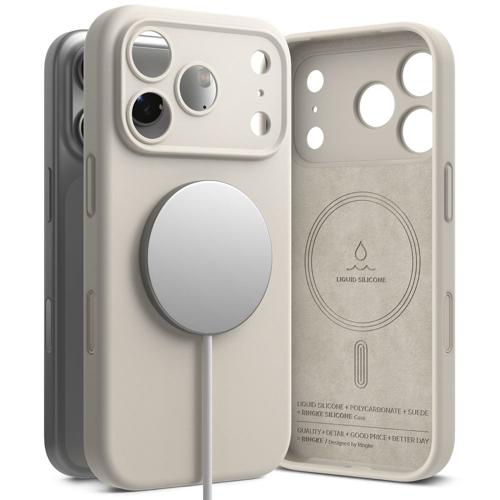 Ringke Ringke iPhone 17 Pro Skal MagSafe Silikon Stone