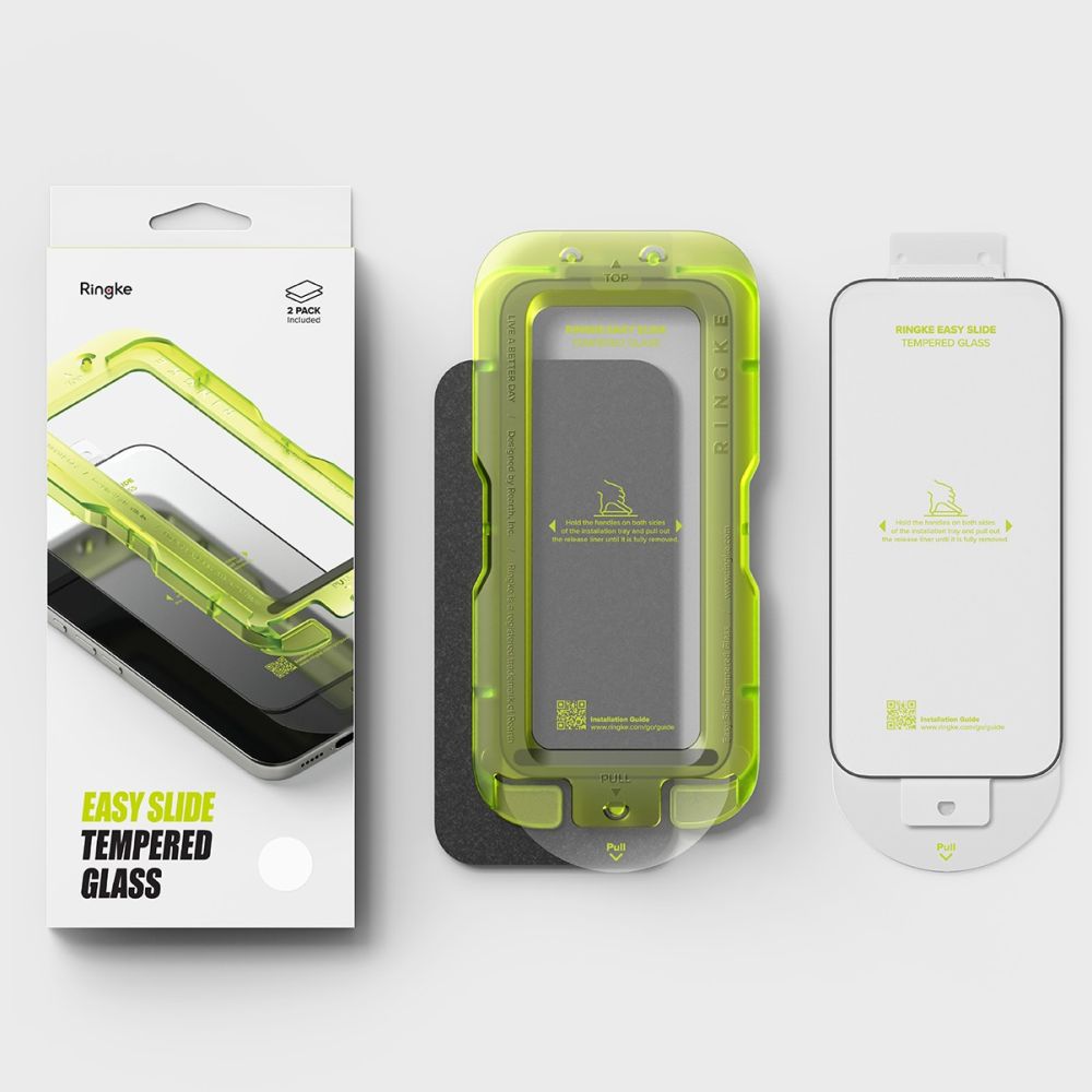 Ringke Ringke iPhone 17 Pro Max 2-PACK Easy Slide Skärmskydd Härdat Glas