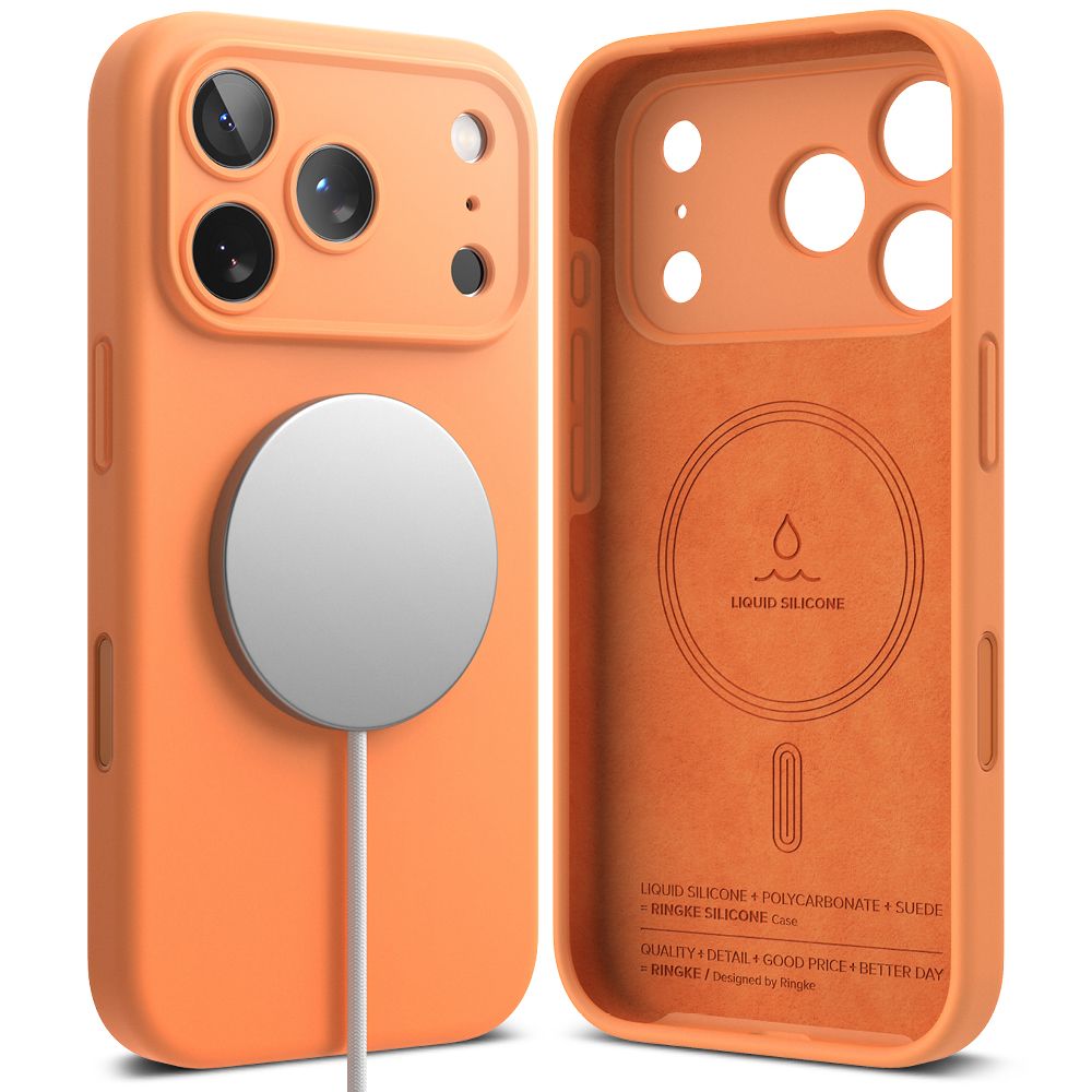 Ringke Ringke iPhone 17 Pro Max Skal MagSafe Silikon Tangerine