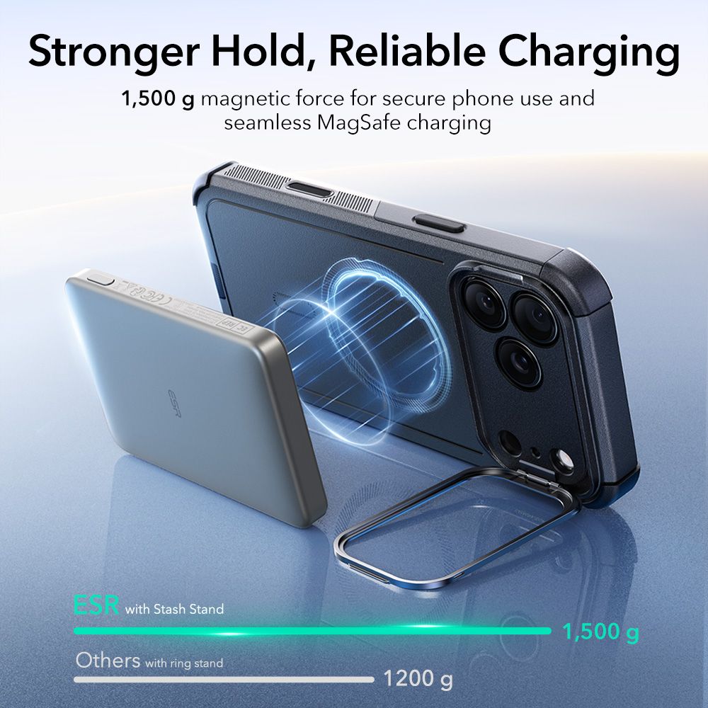 ESR ESR iPhone 17 Pro Max Skal MagSafe Cyber Kickstand Svart