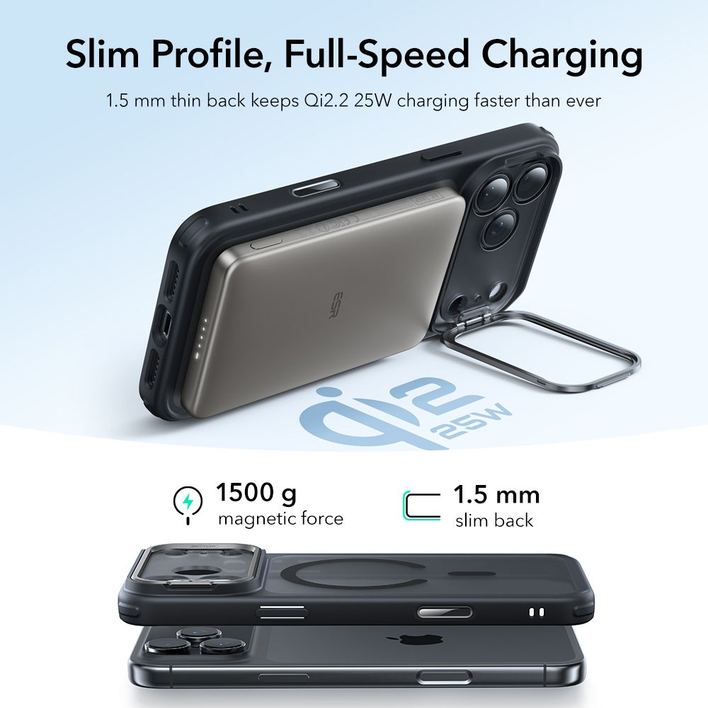 ESR ESR iPhone 17 Pro Max Skal MagSafe Classic Kickstand