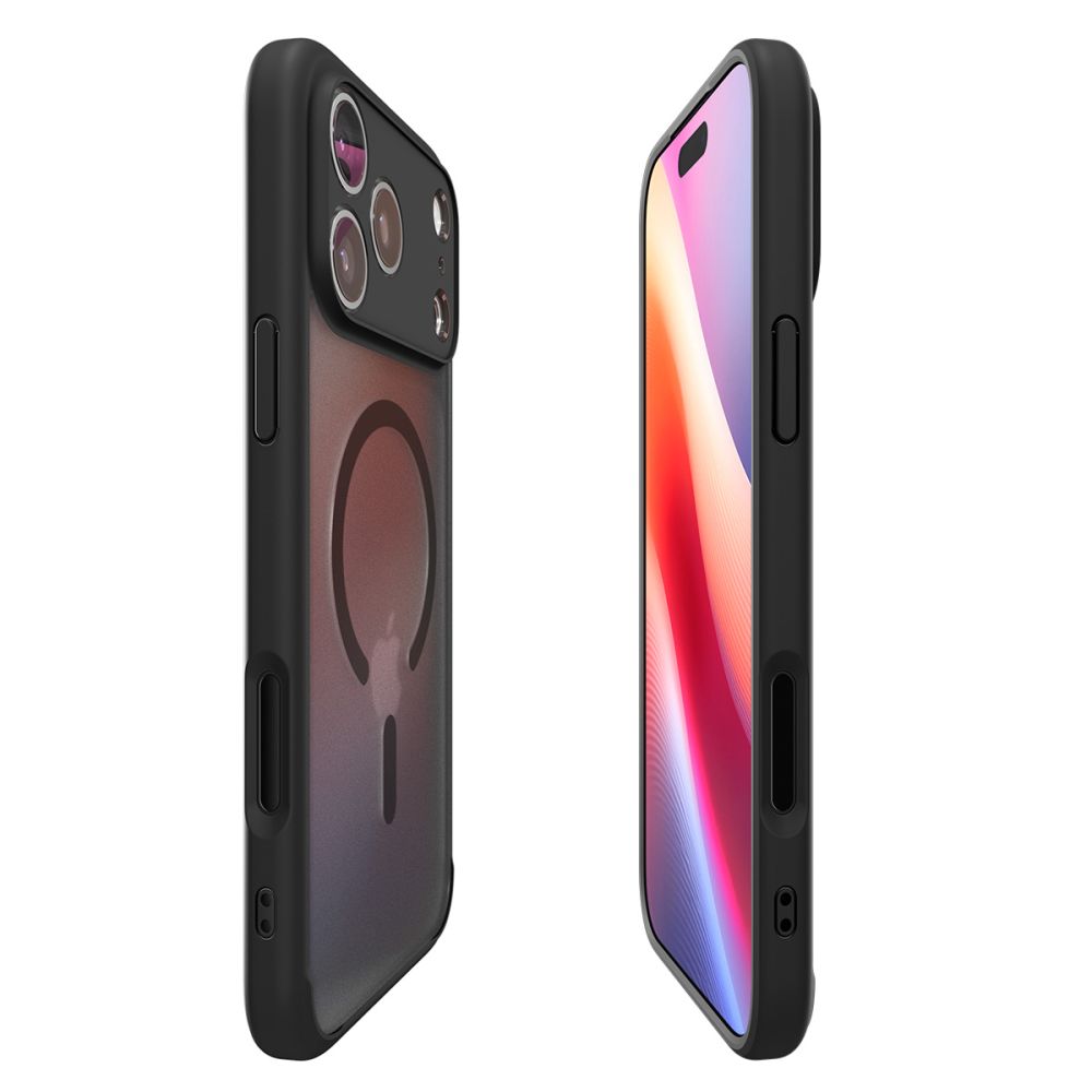 Spigen Spigen iPhone 17 Pro Max Skal MagSafe Ultra Hybrid Frostad Svart