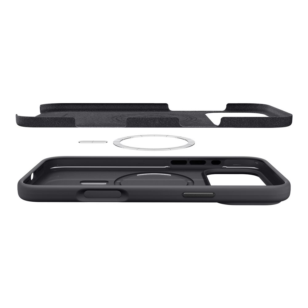 Spigen Spigen iPhone 17 Pro Max Skal MagSafe Silicone Fit Svart