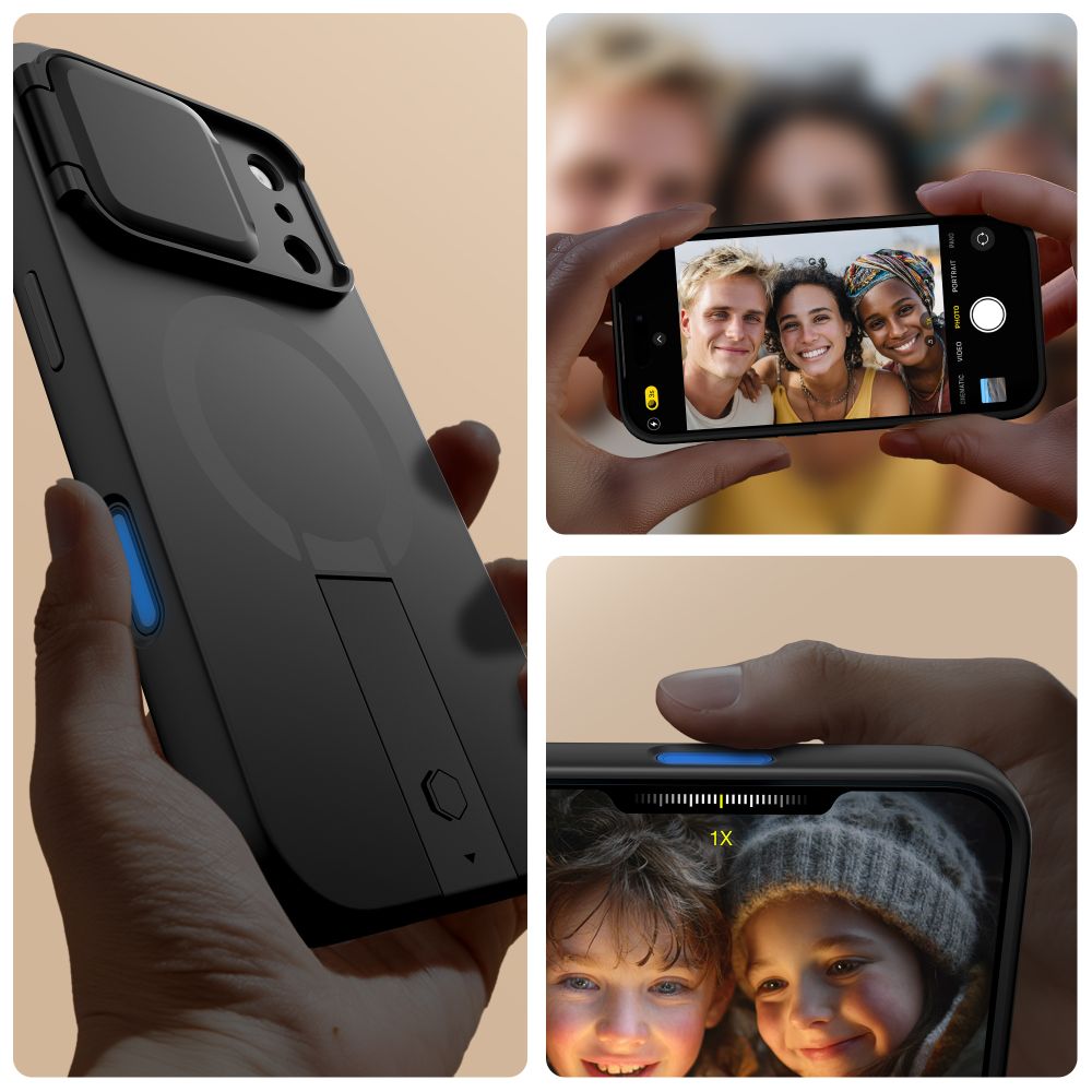 Tech-Protect Tech-Protect iPhone 17 Pro Max Skal MagSfe Kevlar Aura Svart