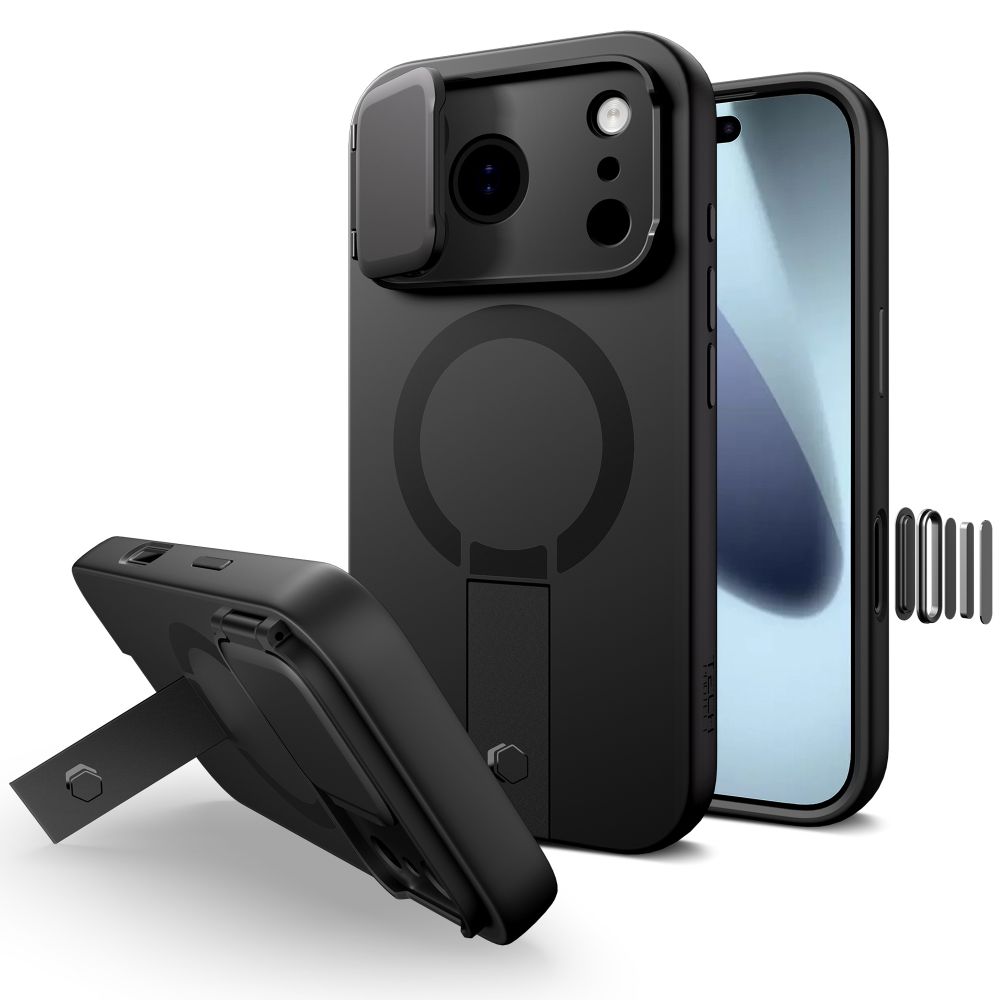 Tech-Protect Tech-Protect iPhone 17 Pro Skal MagSafe Kevlar Aura Svart