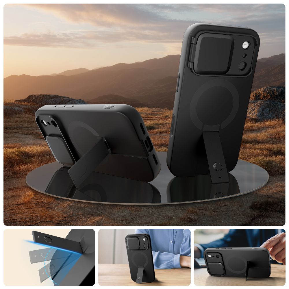 Tech-Protect Tech-Protect iPhone 17 Pro Skal MagSafe Kevlar Aura Svart