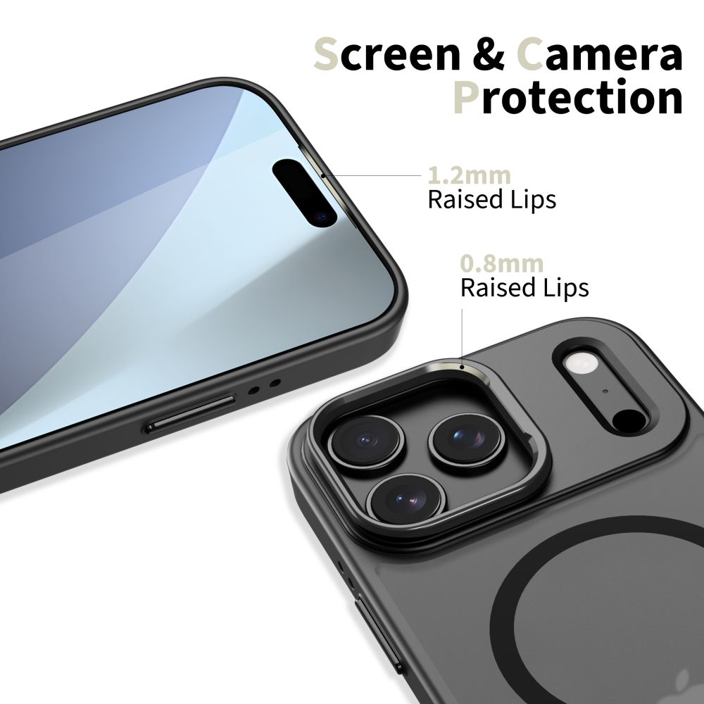 Tech-Protect Tech-Protect iPhone 17 Pro Max Skal MagSafe MagStand Svart