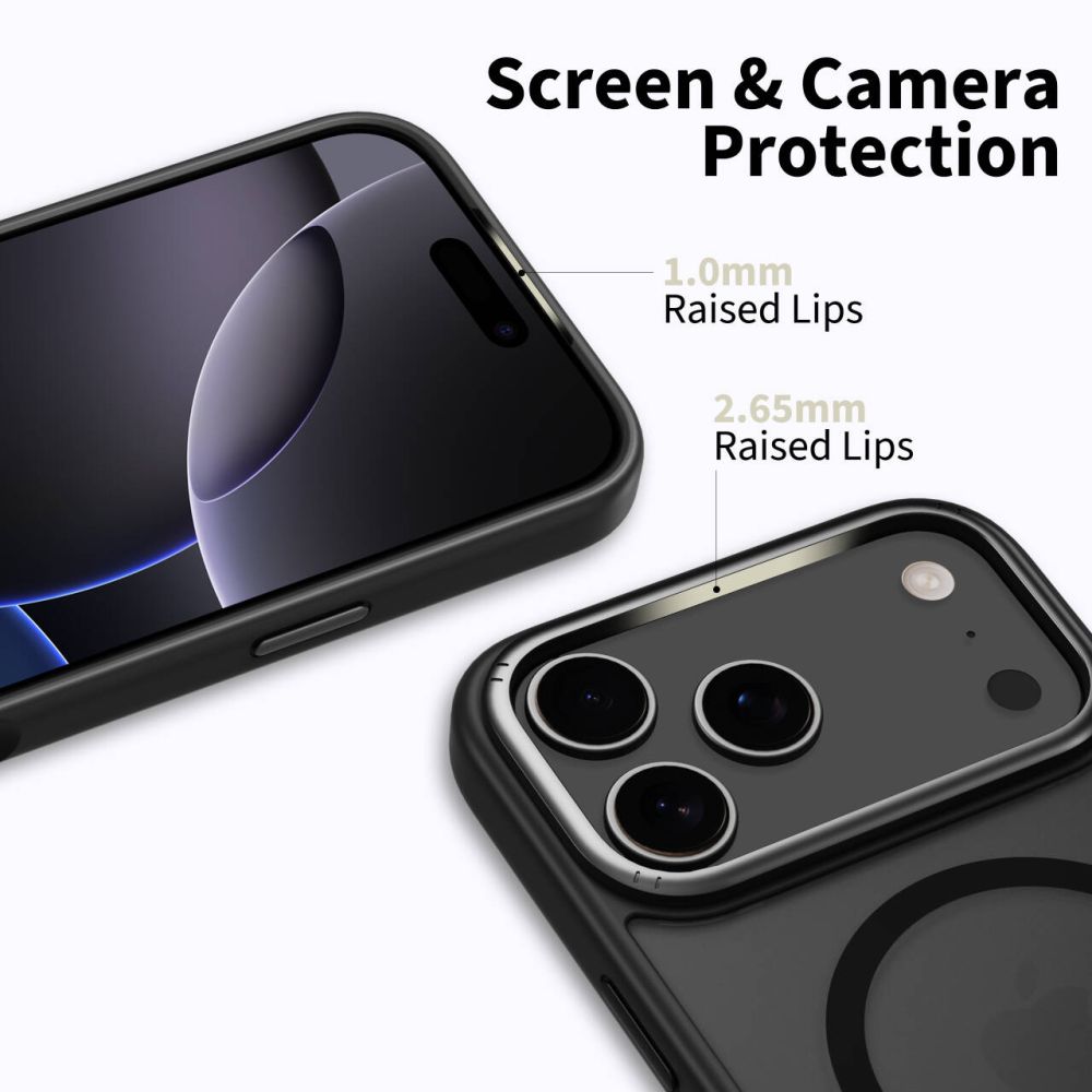 Tech-Protect Tech-Protect iPhone 17 Pro Max Skal MagSafe MagEdge Matt