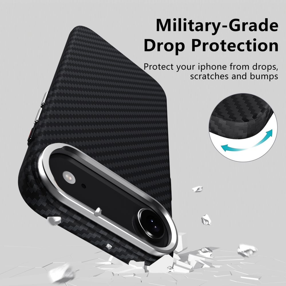 Tech-Protect Tech-Protect iPhone Air Skal MagSafe ION Carbon Svart