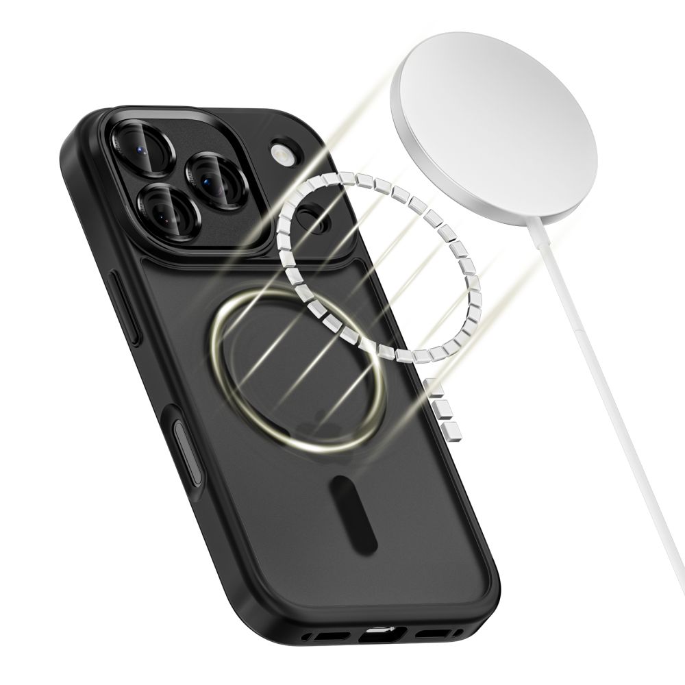 Tech-Protect Tech-Protect iPhone 17 Pro Skal MagSafe MagCam Matt Svart