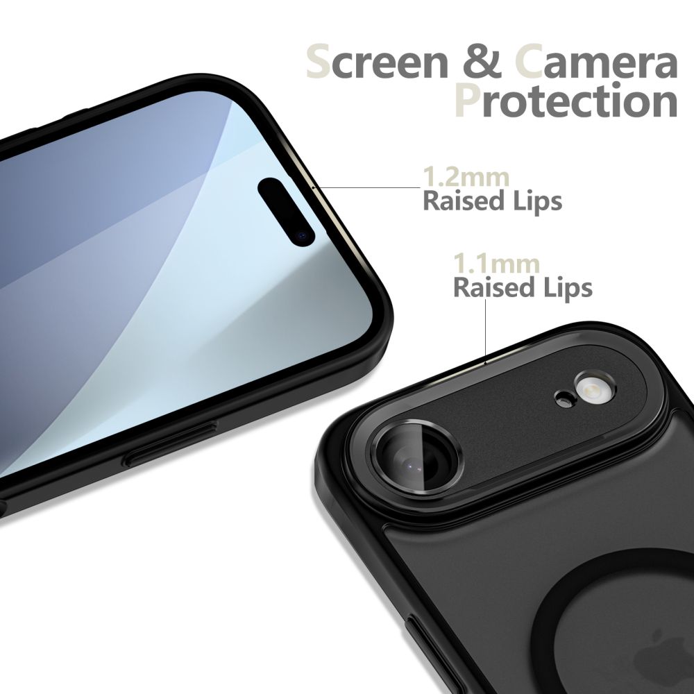 Tech-Protect Tech-Protect iPhone Air Skal MagSafe MagCam Matt Svart