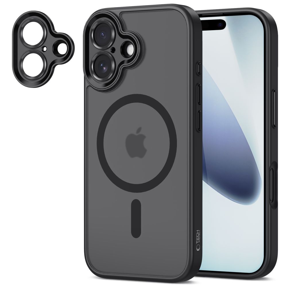 Tech-Protect Tech-Protect iPhone 17 Skal MagSafe MagCam Matt Svart