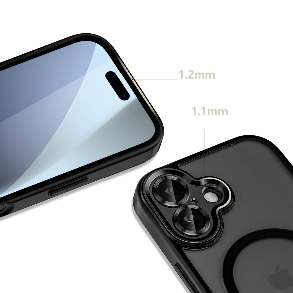 Tech-Protect Tech-Protect iPhone 17 Skal MagSafe MagCam Matt Svart