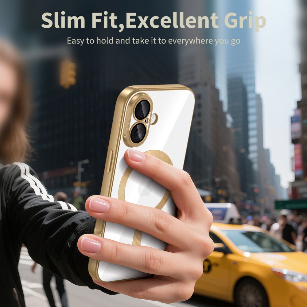 Tech-Protect Tech-Protect iPhone 17 Skal MagSafe MagFlex Shiny Gold