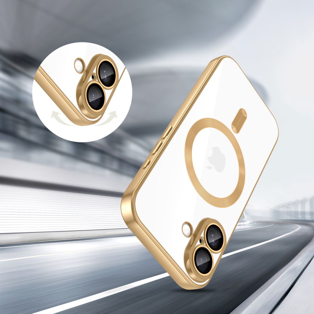 Tech-Protect Tech-Protect iPhone 17 Skal MagSafe MagFlex Shiny Gold