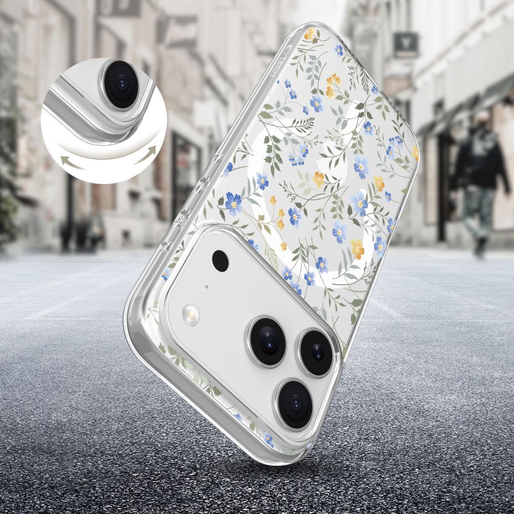 Tech-Protect Tech-Protect iPhone 17 Pro Skal MagSafe FlexAir Spring Flowers