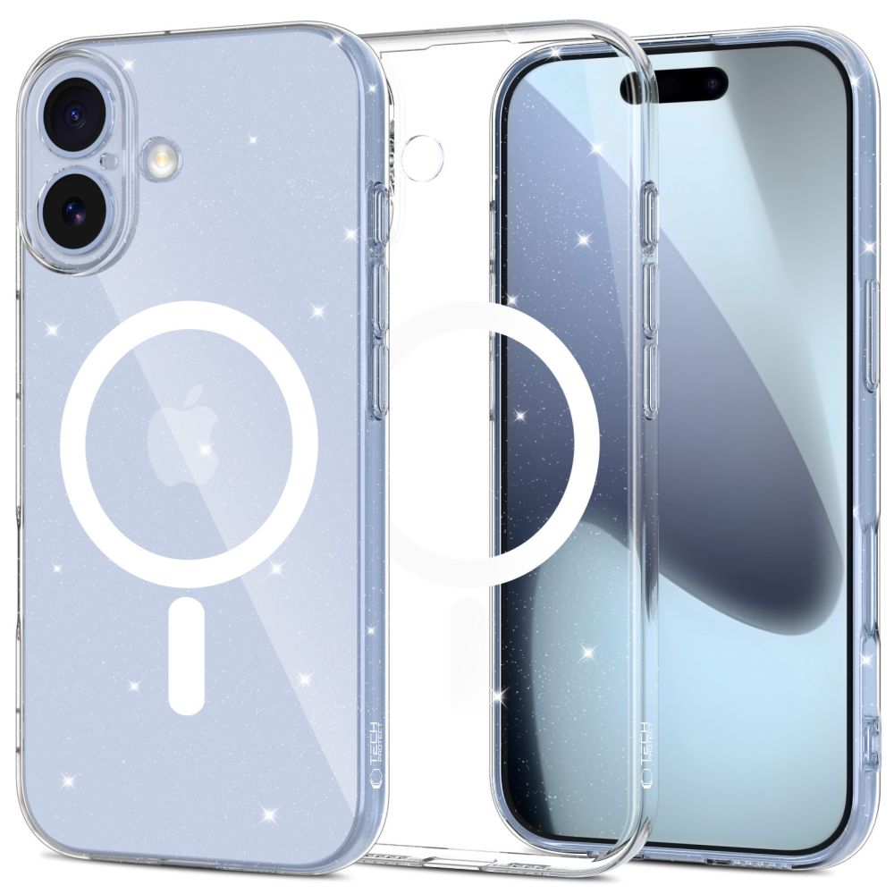 Tech-Protect Tech-Protect iPhone 17 Skal MagSafe FlexAir Glitter
