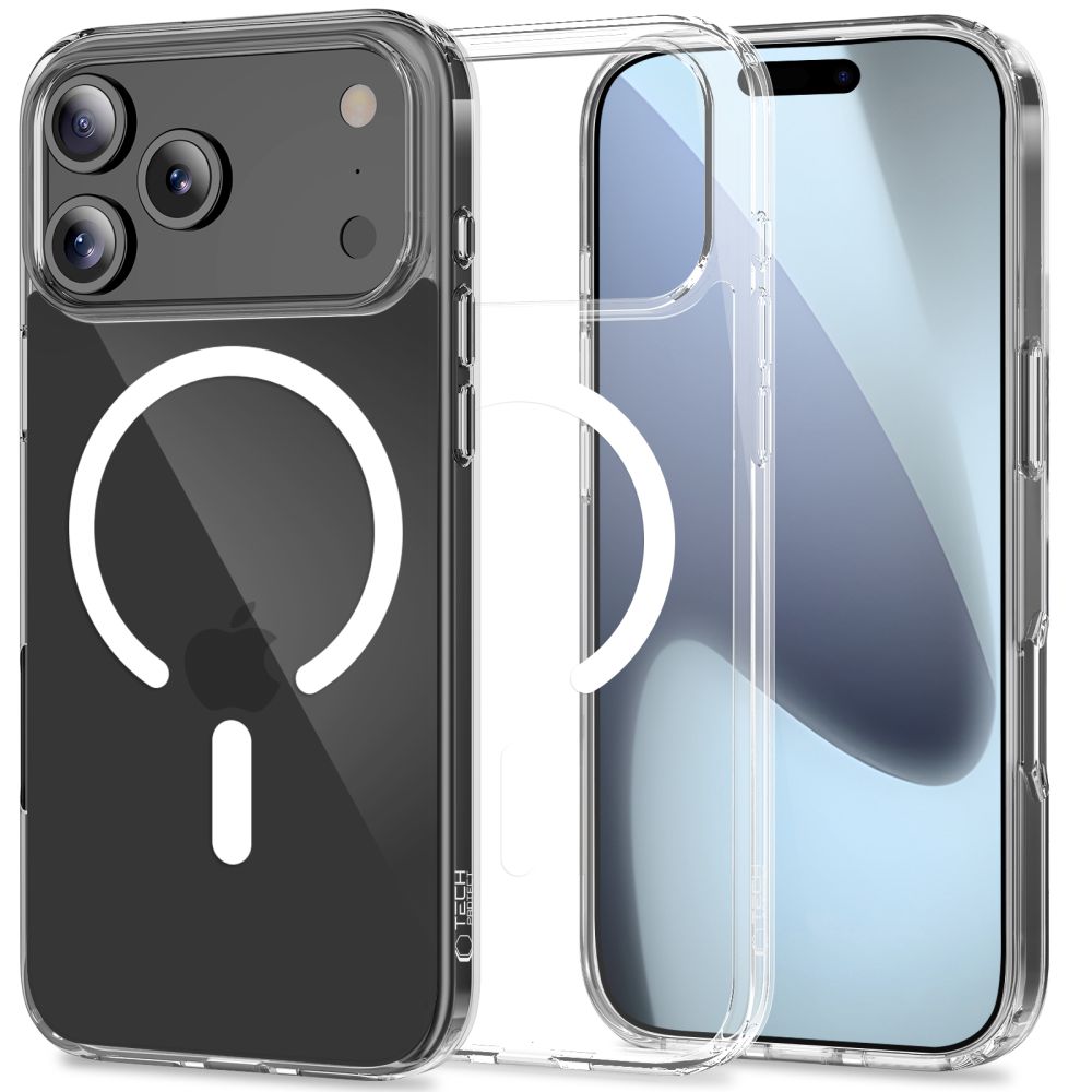 Tech-Protect Tech-Protect iPhone 17 Pro Skal MagSafe FlexAir Transparent