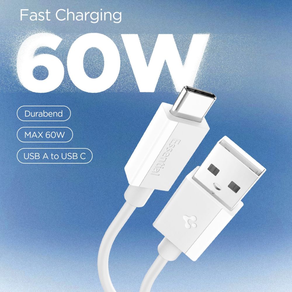 Spigen Spigen 1m 60W USB-C Kabel Essential Vit