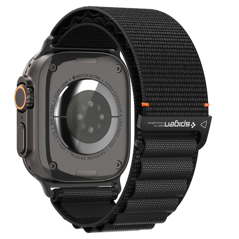 Spigen Spigen Apple Watch 42/44/45/46/49 mm Armband Svart