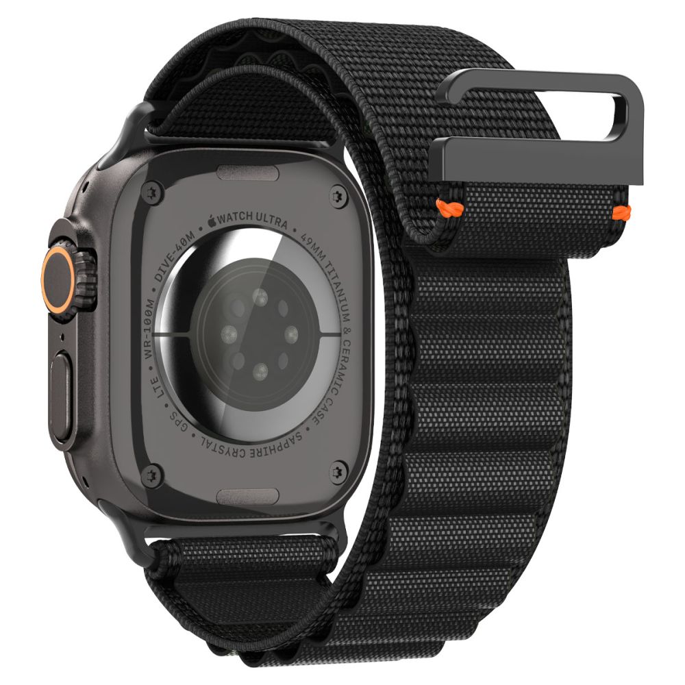 Spigen Spigen Apple Watch 42/44/45/46/49 mm Armband Svart