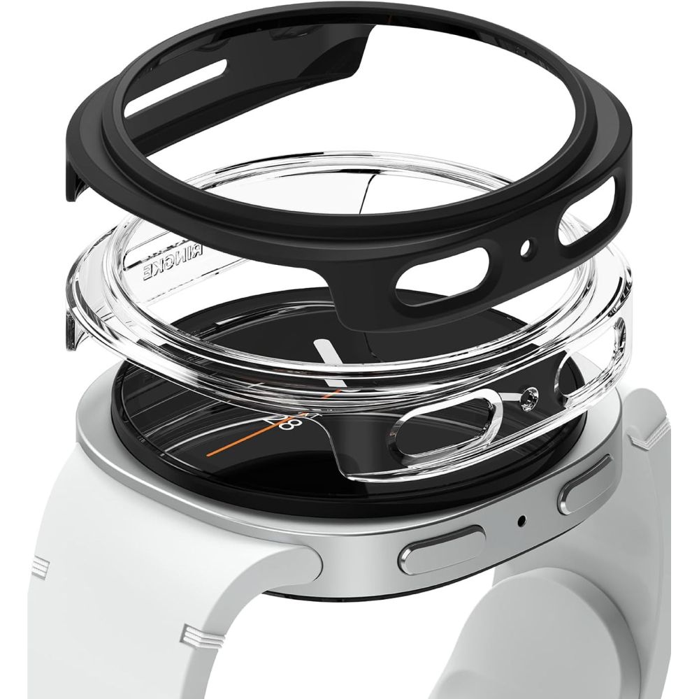 Ringke Ringke Galaxy Watch 8 40 mm 2-PACK Skal Slim Svart / Transparent