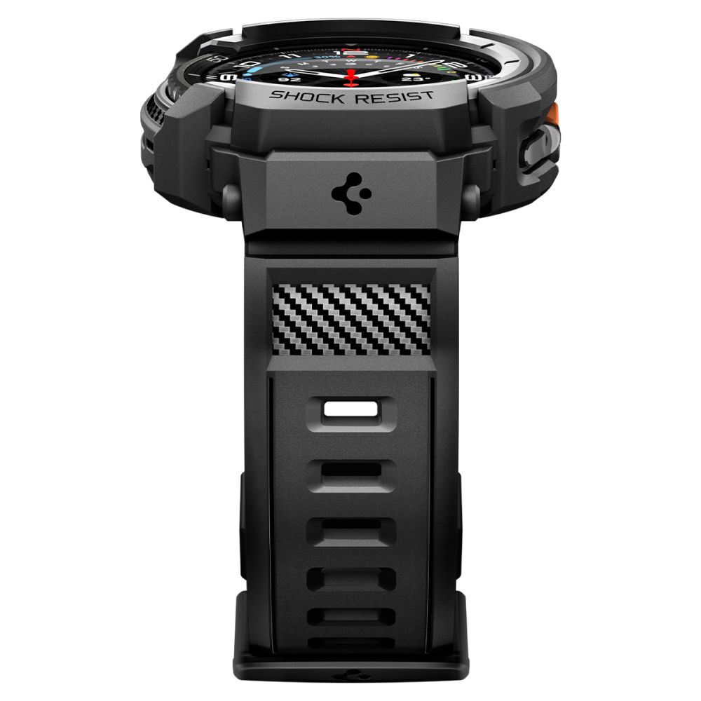 Spigen Spigen Galaxy Watch 8 46 mm Skal/Armband Rugged Armor 'Pro' Matt Svart