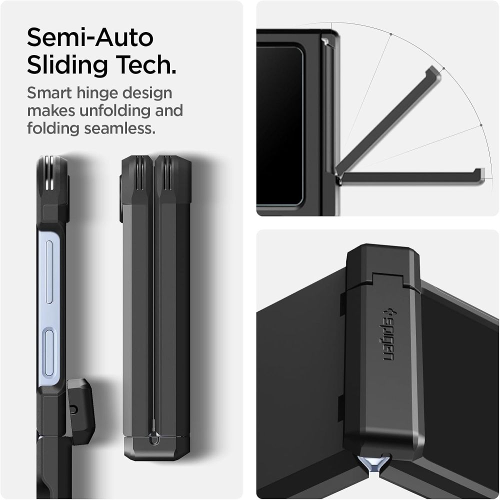 Spigen Spigen Galaxy Z Flip 7 FE / 6 Skal MagSafe Tough Armor Pro Svart